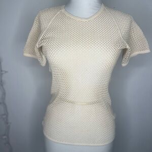 Vintage North Cape fishnet fisherman’s top